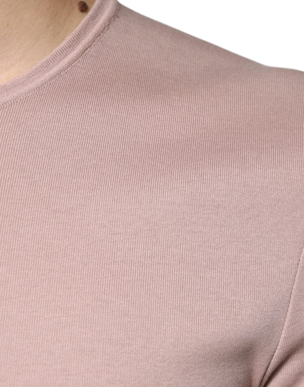 Dolce & Gabbana Brown Cotton Short Sleeves Round Neck T-shirt - Zeiniez