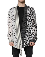 Dolce & Gabbana Black White Polka Dots Silk Men Casual Shirt - Zeiniez