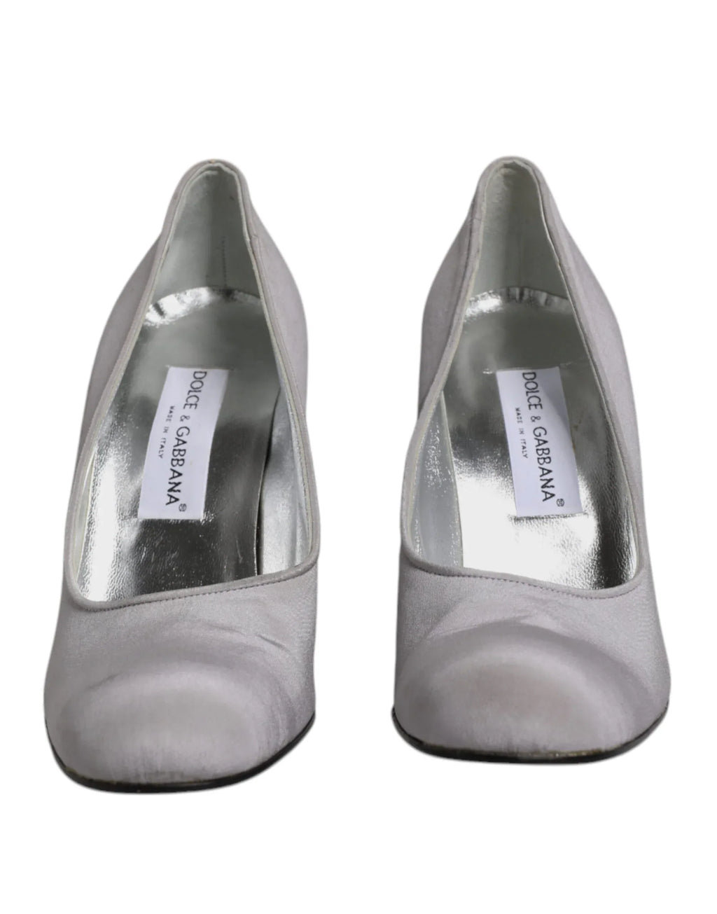 Dolce & Gabbana Gray Suede Leather High Heel Pumps Shoes - Zeiniez