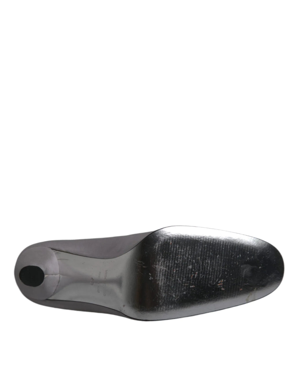 Dolce & Gabbana Gray Suede Leather High Heel Pumps Shoes - Zeiniez