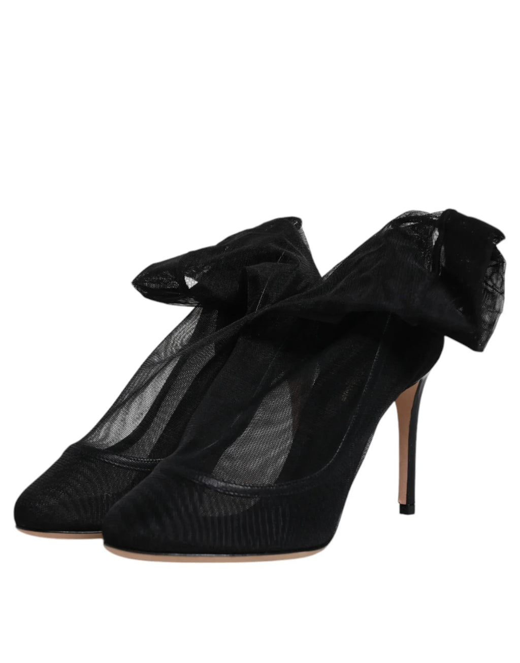 Dolce & Gabbana Black Nylon Mesh Sock Style Boots Shoes - Zeiniez