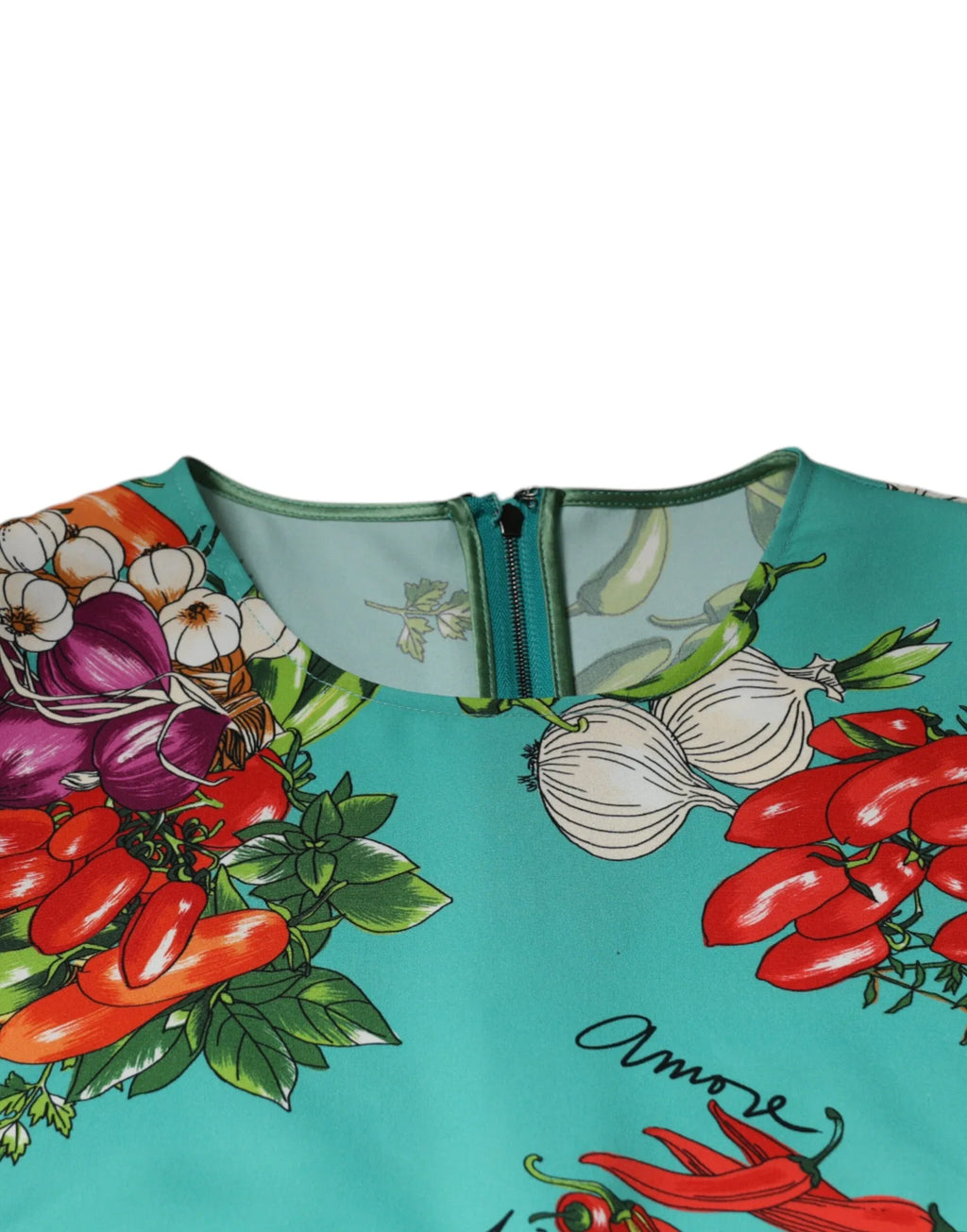 Dolce & Gabbana Multicolor Vegetables Sleeveless Tank Top - Zeiniez
