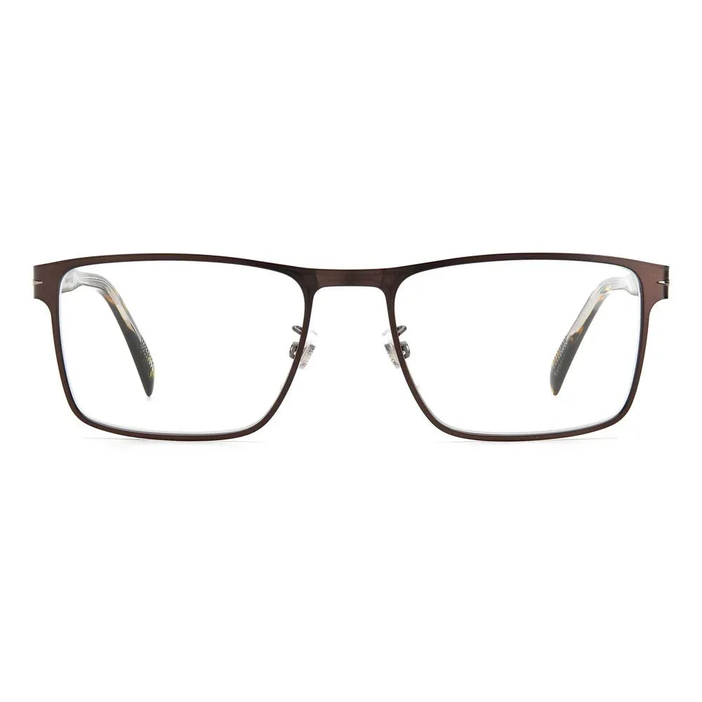 David Beckham Brown Metal Glasses (Frames) - Zeiniez