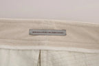 Ermanno Scervino Beige Slim Jeans Corduroy Skinny Pants - Zeiniez