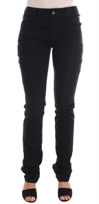 John Galliano Black Cotton Denim Stretch Regular Fit Jeans - Zeiniez