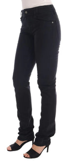 John Galliano Black Cotton Denim Stretch Regular Fit Jeans - Zeiniez