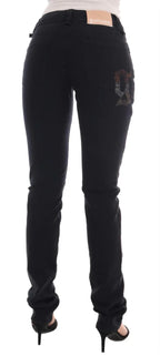 John Galliano Black Cotton Denim Stretch Regular Fit Jeans - Zeiniez