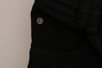 John Galliano Black Cotton Denim Stretch Regular Fit Jeans - Zeiniez