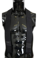 Dolce & Gabbana Dark Blue Polka Dotted Silk Scarf - Zeiniez