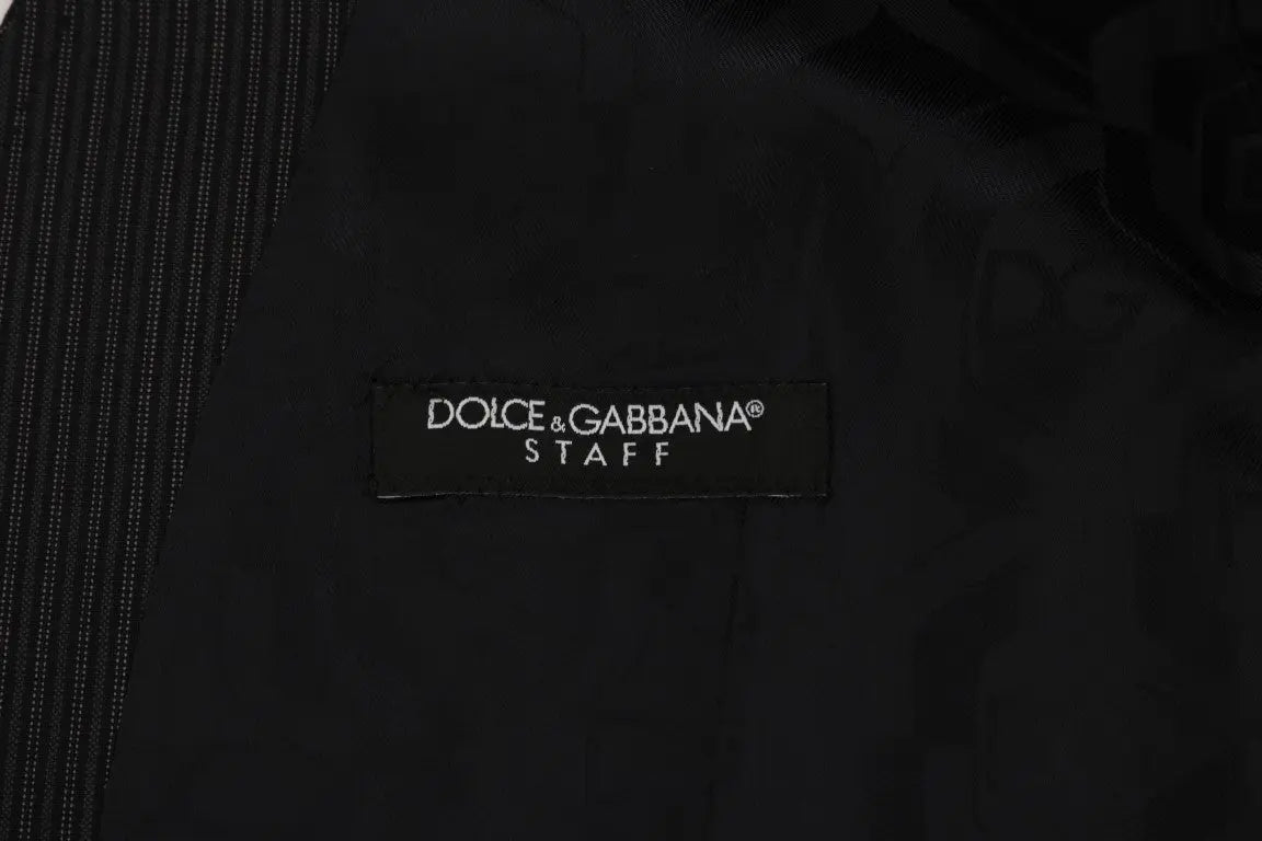 Dolce & Gabbana Gray Wool Stretch Vest - Zeiniez