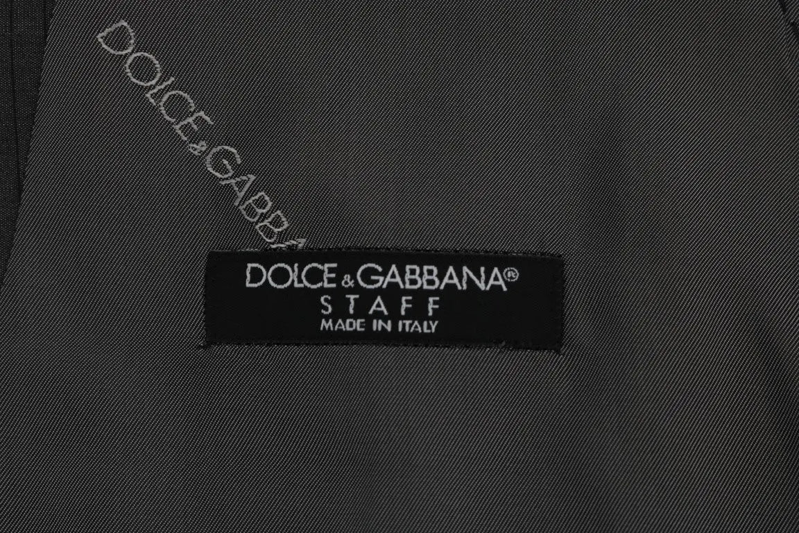 Dolce & Gabbana Gray STAFF Cotton Rayon Vest - Zeiniez