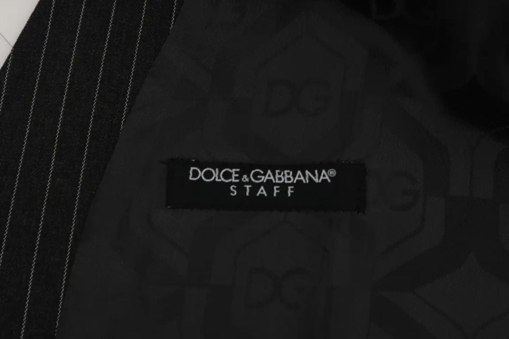 Dolce & Gabbana Gray Wool Stretch Vest - Zeiniez