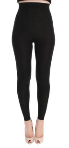 Dolce & Gabbana Gray Cashmere Stretch Tights - Zeiniez