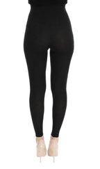 Dolce & Gabbana Gray Cashmere Stretch Tights - Zeiniez