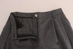 Dolce & Gabbana Gray Wool Capri Pants - Zeiniez