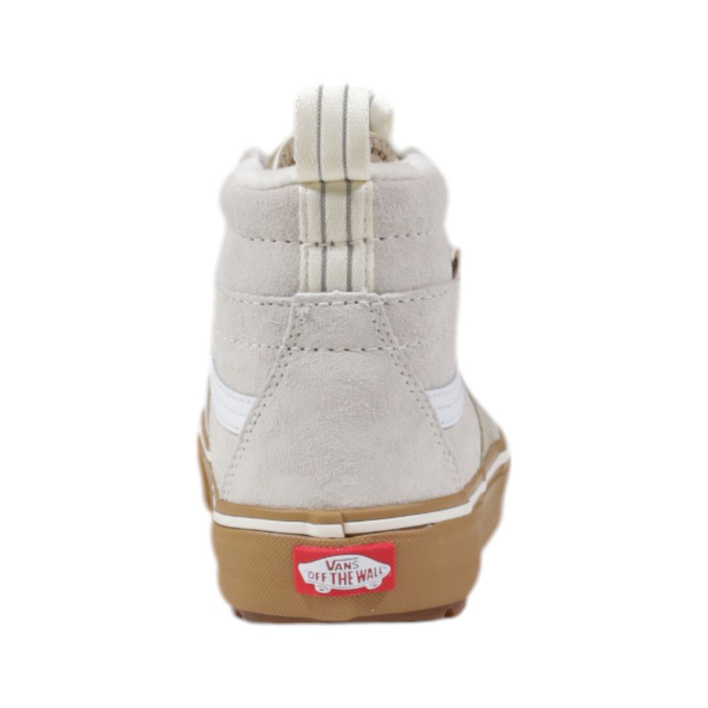 Vans Beige Leather High Top Sneakers - Zeiniez