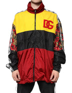 Dolce & Gabbana Multicolor Patchwork Men Full Zip Sweater - Zeiniez