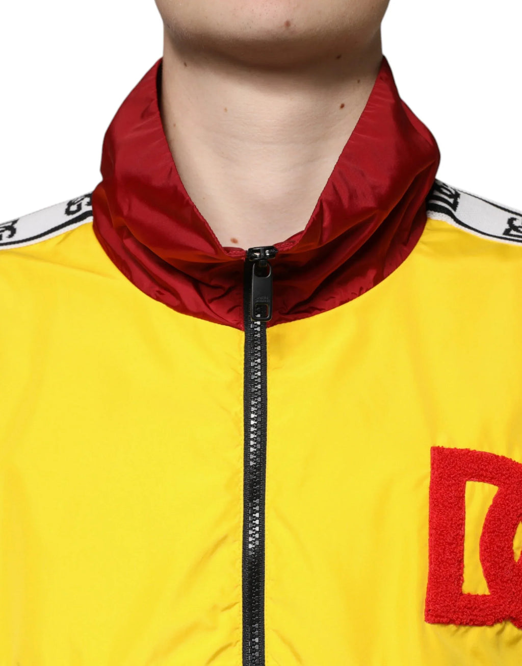 Dolce & Gabbana Multicolor Patchwork Men Full Zip Sweater - Zeiniez