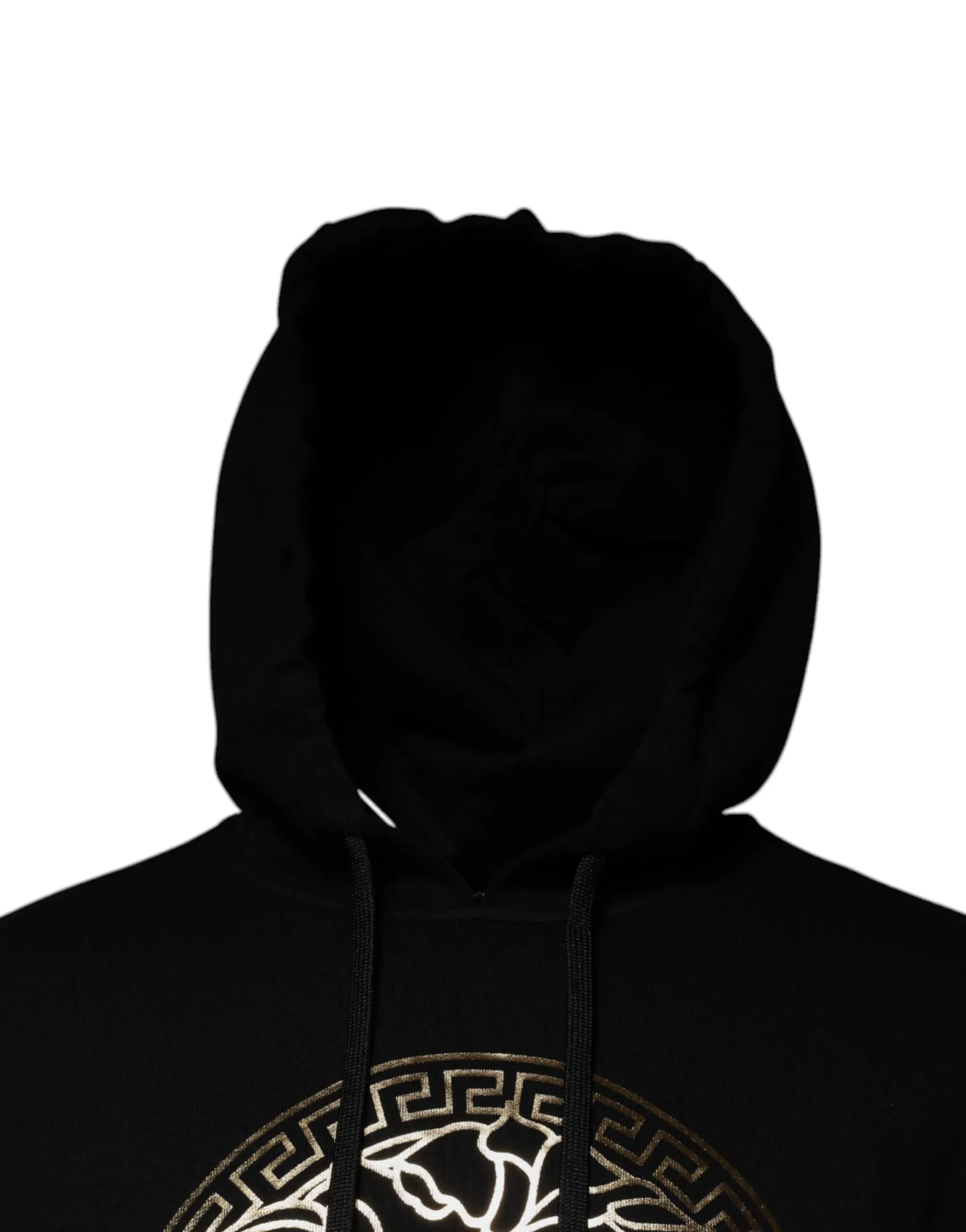 Versace Black Medusa Cotton Hoodie Pullover Sweatshirt Sweater - Zeiniez