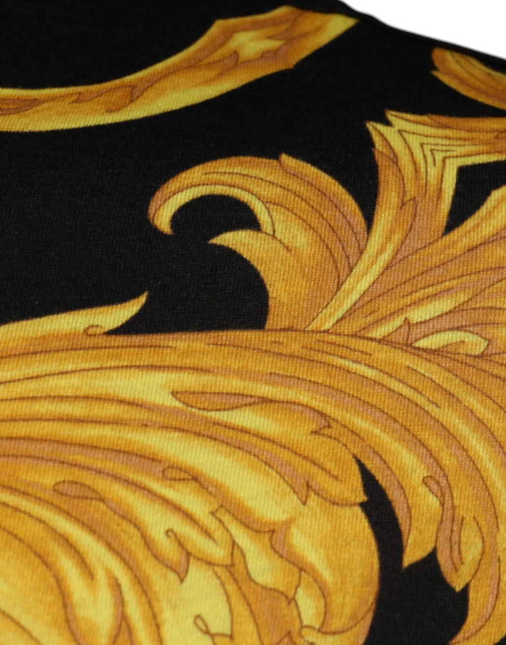 Versace Black Medusa Print Cotton Crew Neck T-shirt - Zeiniez