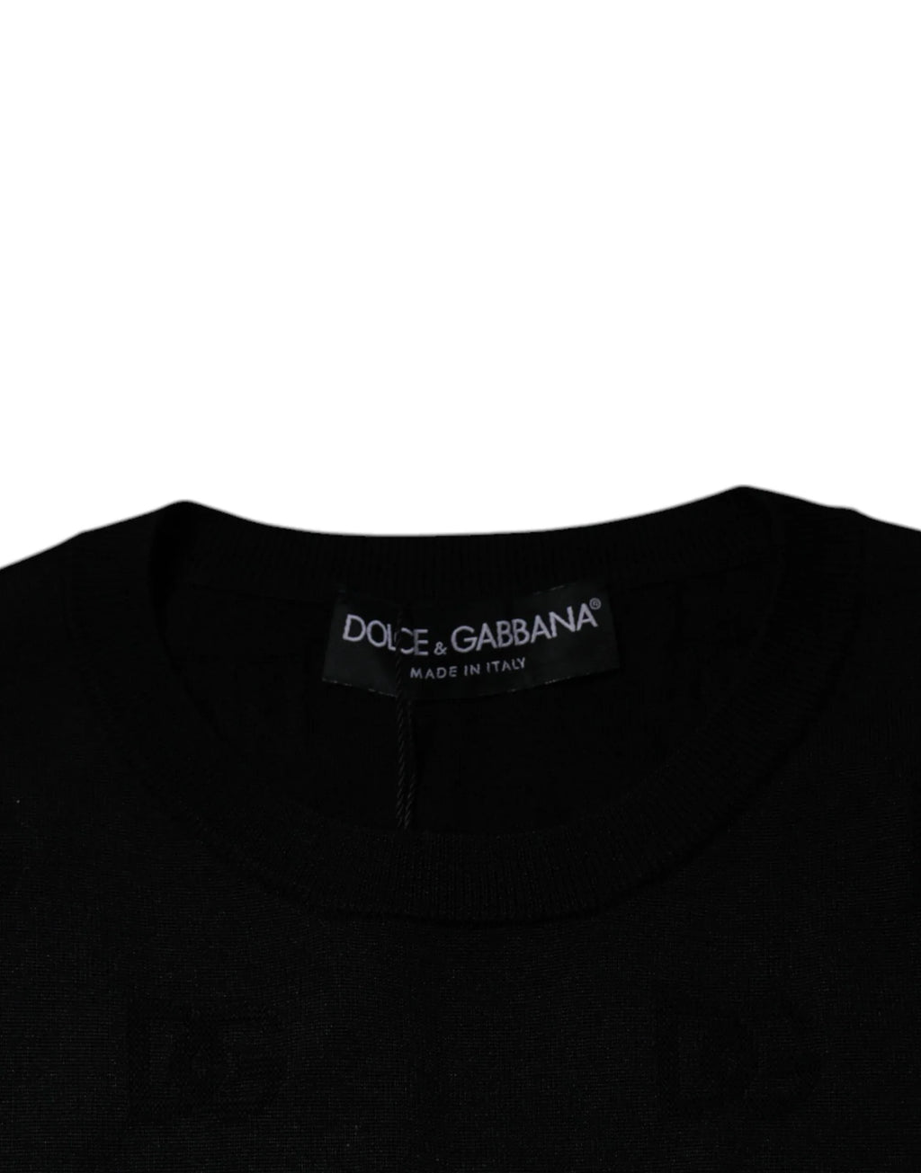 Dolce & Gabbana Black Silk Round Neck Sleeveless T-shirt - Zeiniez
