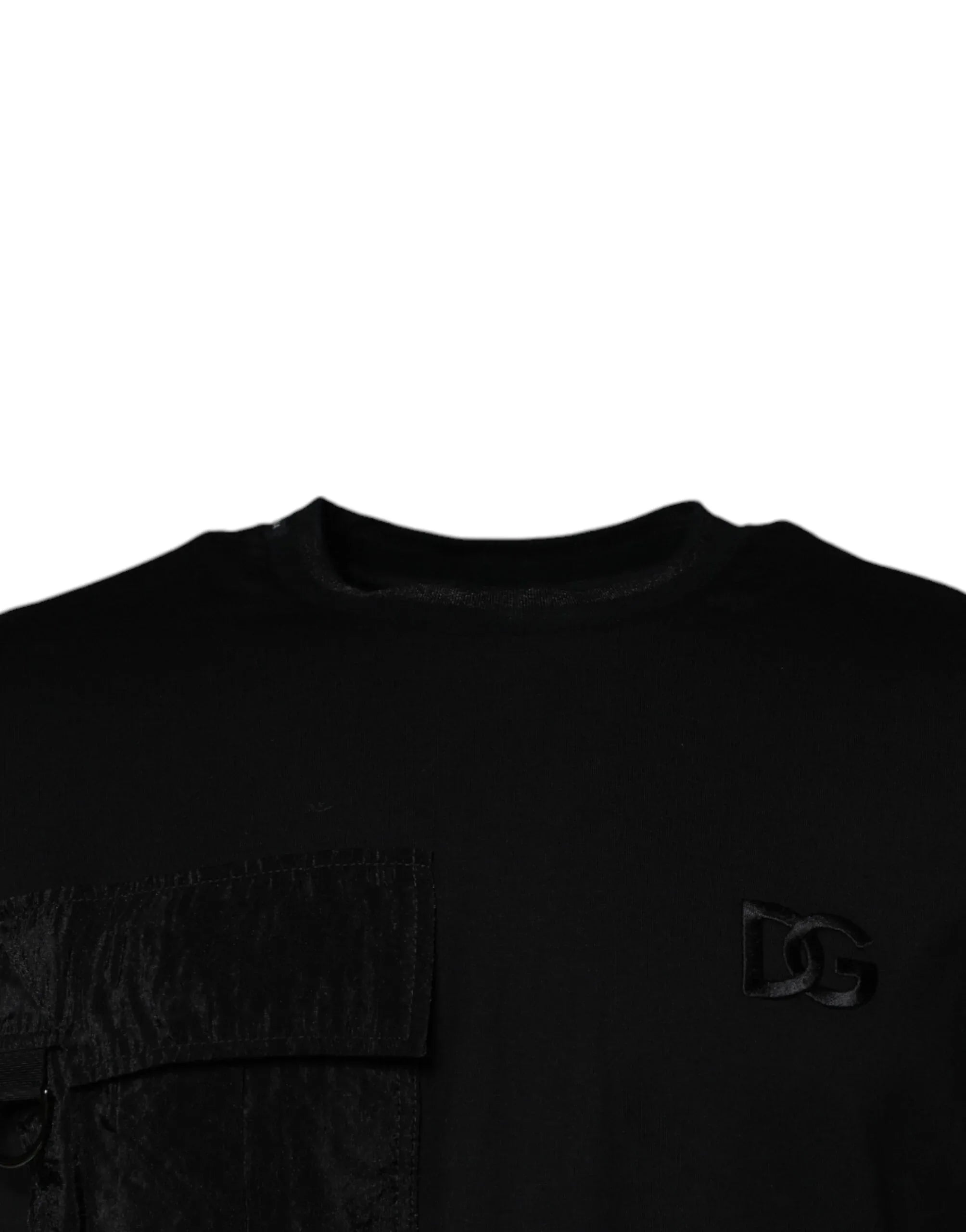 Dolce & Gabbana Black Crew Neck Short Sleeve T-shirt - Zeiniez