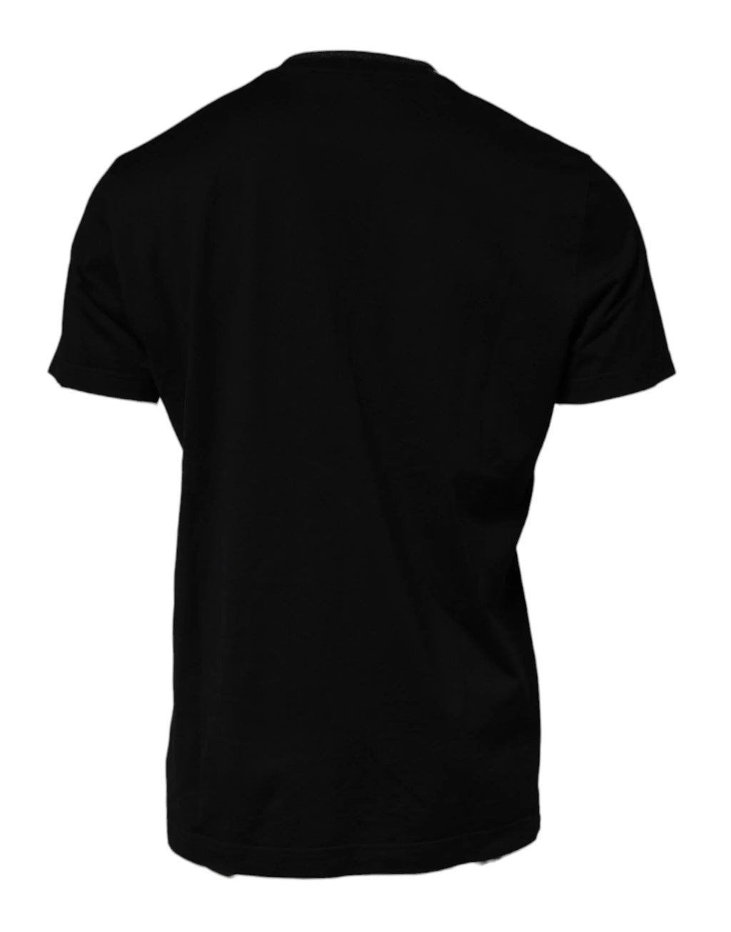 Dolce & Gabbana Black Crew Neck Short Sleeve T-shirt - Zeiniez