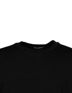 Dolce & Gabbana Black Crew Neck Short Sleeve T-shirt - Zeiniez