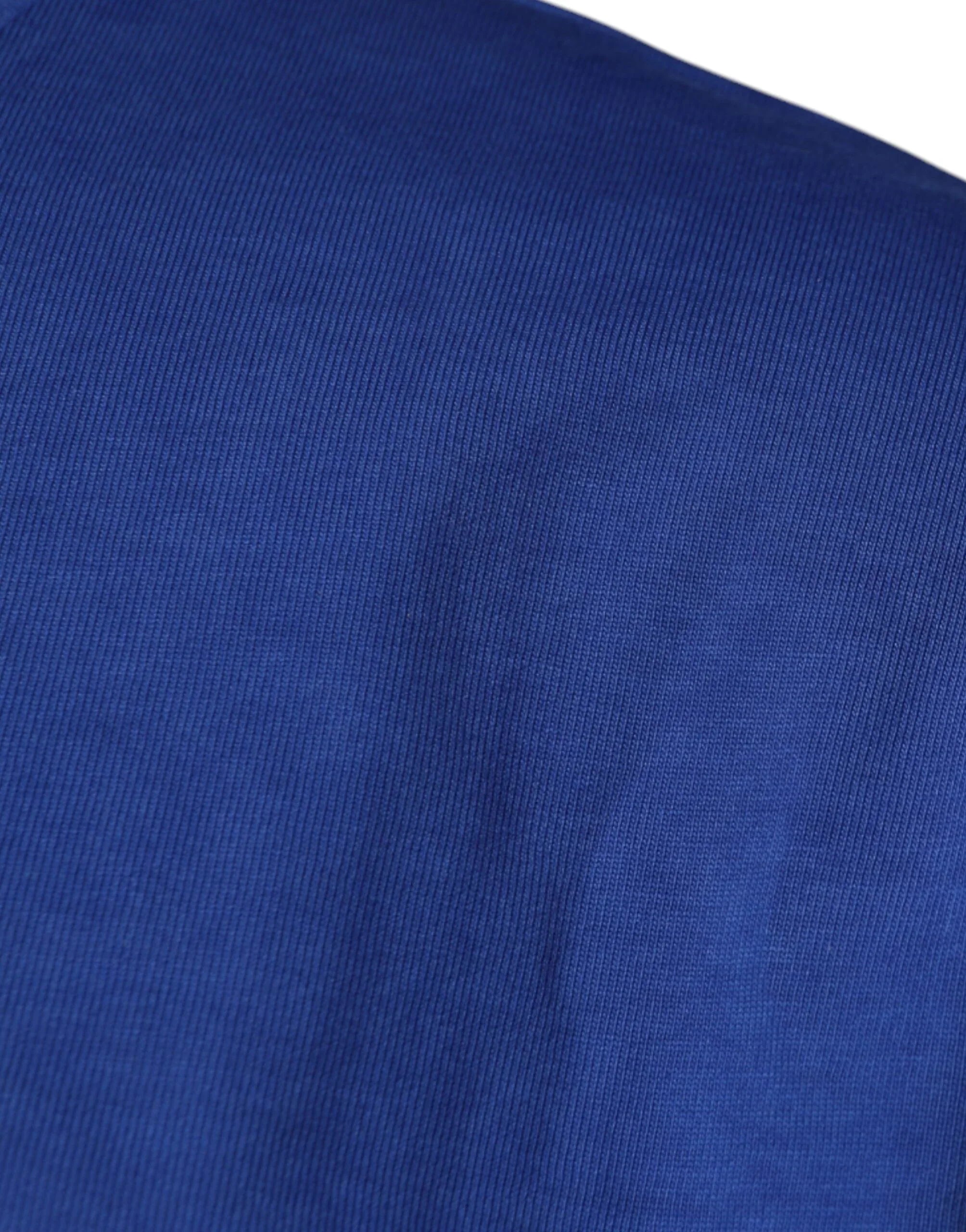 Dolce & Gabbana Blue Graphic Print Cotton Crew Neck T-shirt - Zeiniez