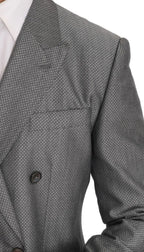 Dolce & Gabbana Black Stretch Crystal Bee Slim Fit Suit - Zeiniez