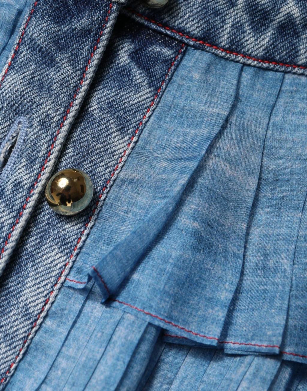 Philosophy Blue Layered Long Sleeve Dress - Zeiniez