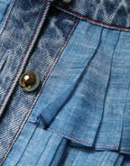 Philosophy Blue Layered Long Sleeve Dress - Zeiniez