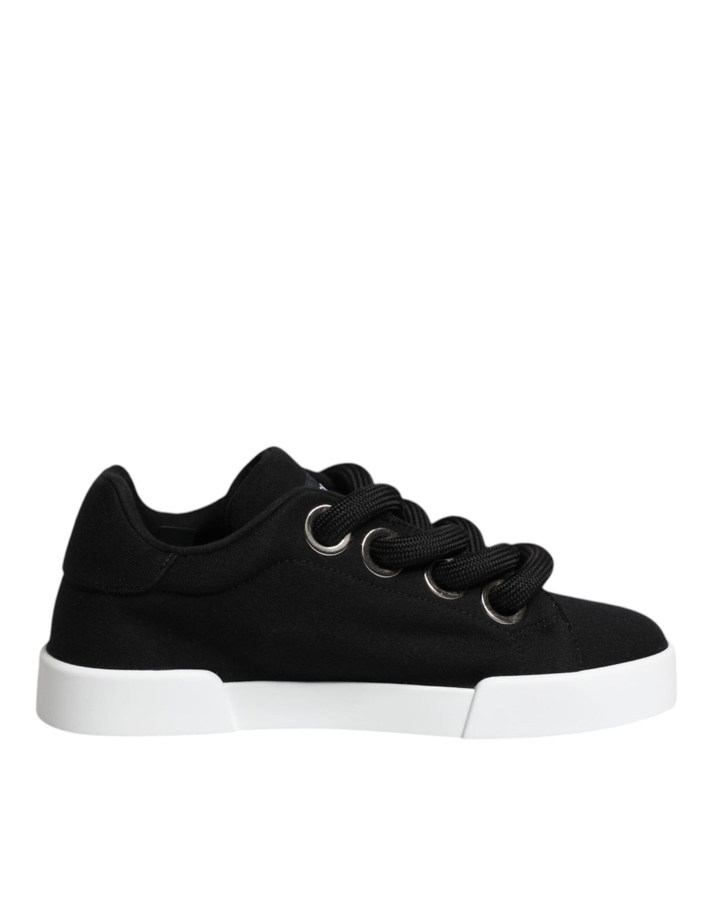 Dolce & Gabbana Black Portofino Low Top Sneakers Shoes - Zeiniez