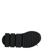 Dolce & Gabbana Black Sorrento Socks Logo Sneakers Shoes - Zeiniez