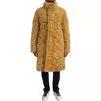 Bottega Veneta Yellow Wool Long Teddy Coat Jacket - Zeiniez