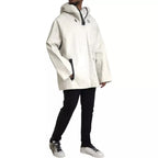 Bottega Veneta White Leather Men Waterproof Jacket Blouson - Zeiniez