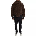Bottega Veneta Brown Fur Lamb Shearling Coat Jacket - Zeiniez