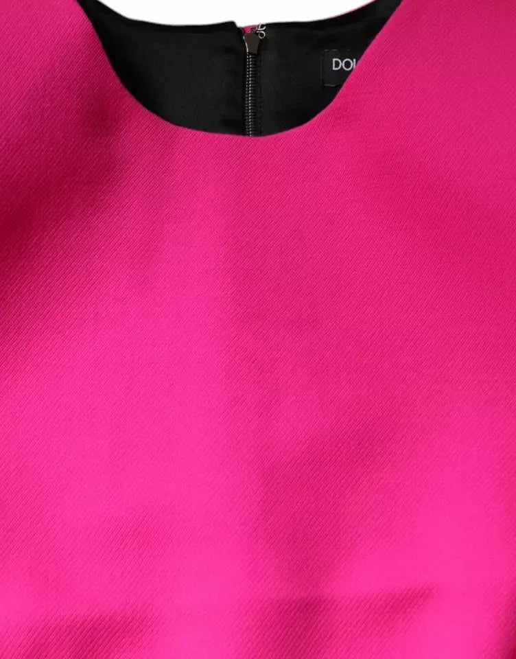 Dolce & Gabbana Pink Sleeveless Bodycon A-line Mini Dress - Zeiniez