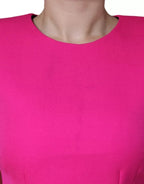 Dolce & Gabbana Pink Sleeveless Bodycon A-line Mini Dress - Zeiniez
