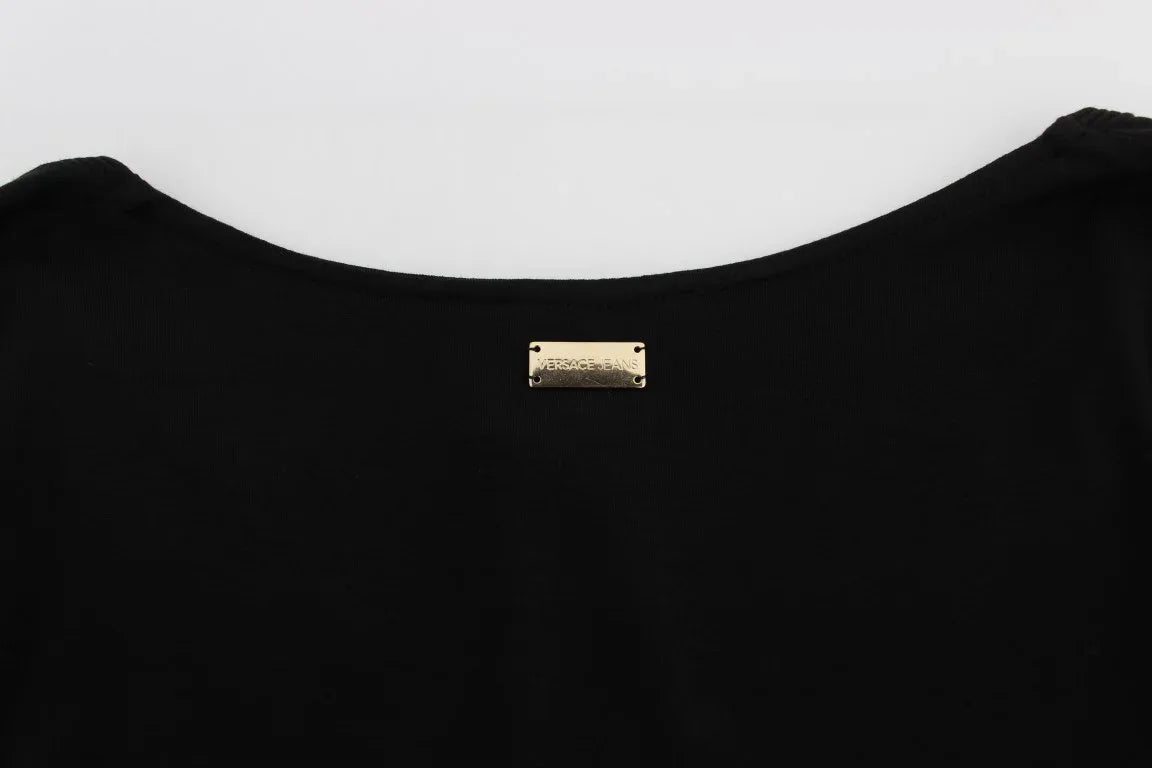 Versace Jeans Black Stretch Longsleeve Sweater - Zeiniez