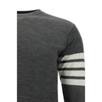 Thom Browne Gray Wool Oves Aries Sweatshirt