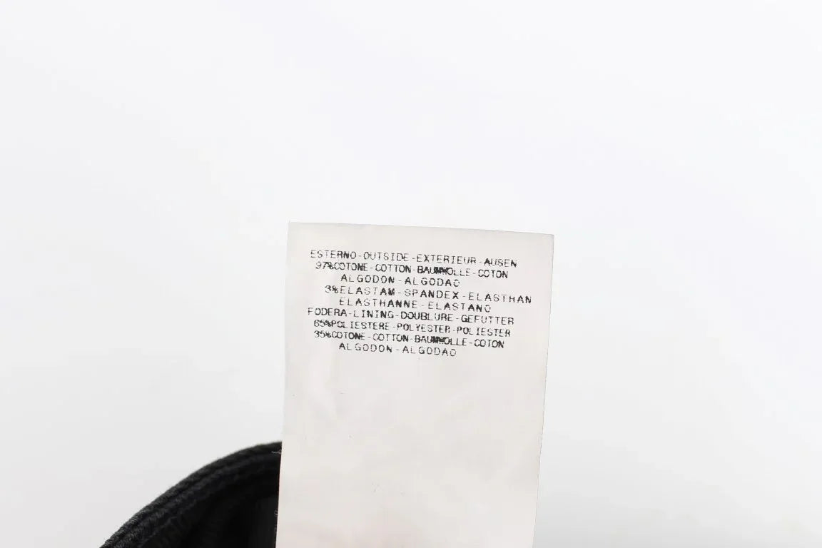 Cavalli Black Cotton Stretch Slim Skinny Fit Jeans - Zeiniez