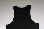 Dolce & Gabbana Black Cotton Sleeveless Round Neck Tank T-shirt - Zeiniez