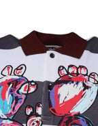 Dolce & Gabbana Multicolor Graphic Collared Polo T-shirt - Zeiniez