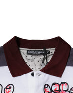 Dolce & Gabbana Multicolor Graphic Collared Polo T-shirt - Zeiniez