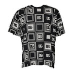 Dolce & Gabbana Black Logo Monogram Cotton Crew Neck T-shirt - Zeiniez