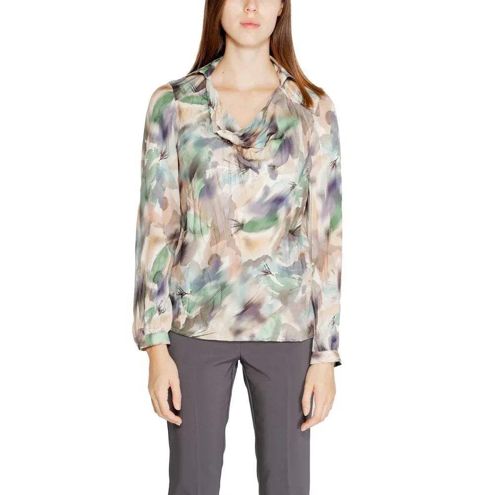 Rinascimento Bicolor Polyester Blouse - Zeiniez