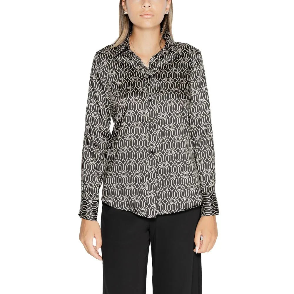 Rinascimento Black Polyester Blouse - Zeiniez