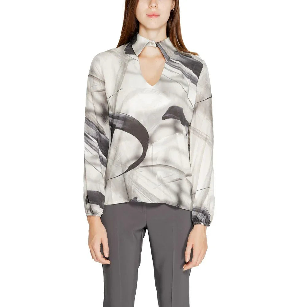 Rinascimento Gray Viscose Blouse - Zeiniez