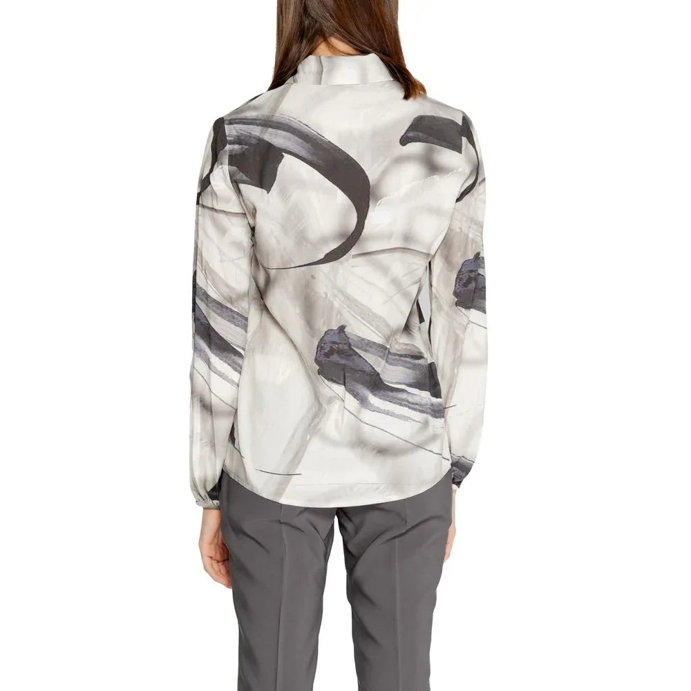 Rinascimento Gray Viscose Blouse - Zeiniez